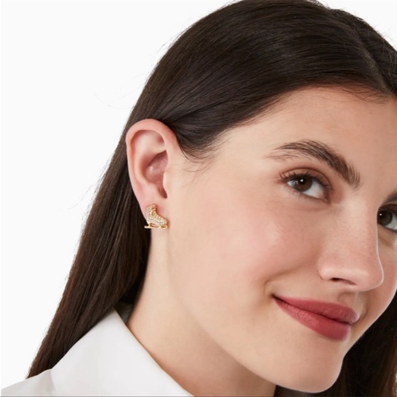 Kate Spade Snow Day Skate Stud Earrings - Picture 4 of 4